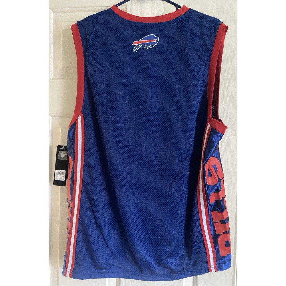 NWT Men's Buffalo Bills Blue NFL Embroidered Basketball Style Jersey TANK TOP - Picture 7 of 7